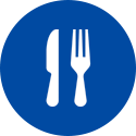 Fork and knife icon